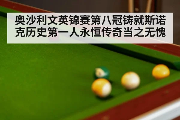 snooker final match